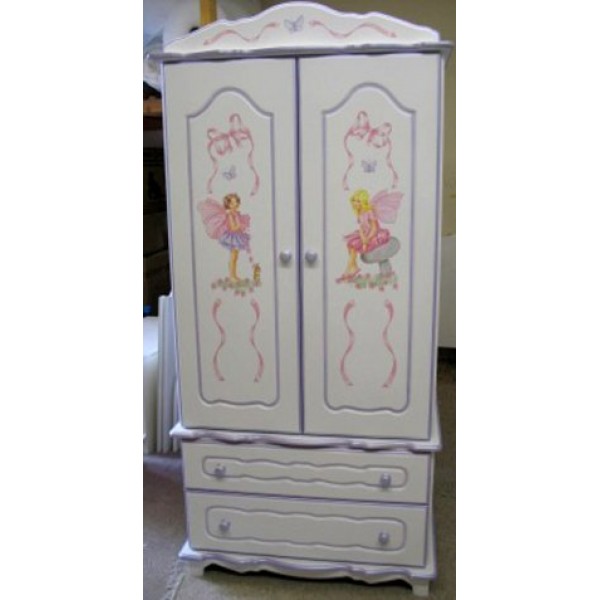Fairy Wardrobe 2 Door/2 Drawers - Clemma Range