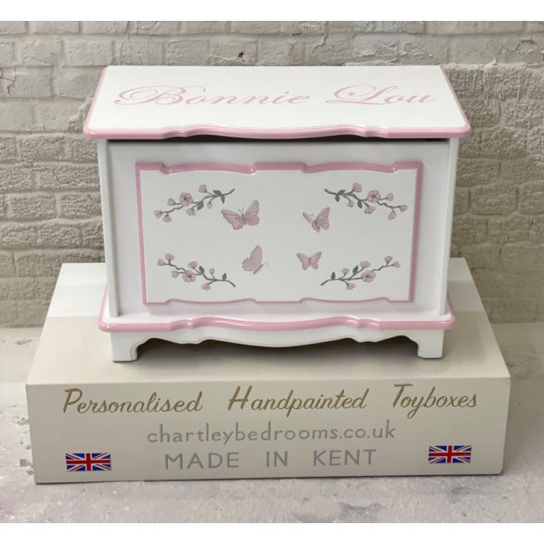 2ft Size Butterflies And Blossom Toy Box
