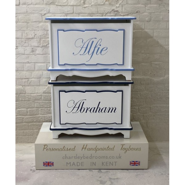 2ft6 Size Childs Toy Box With Personalised Name