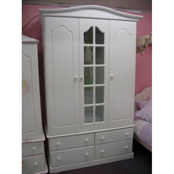 Wardrobe TALL 3 doors/4 drawers