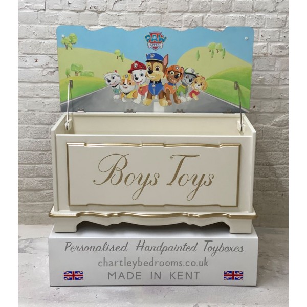 Extra Large Toy Box With Big Art