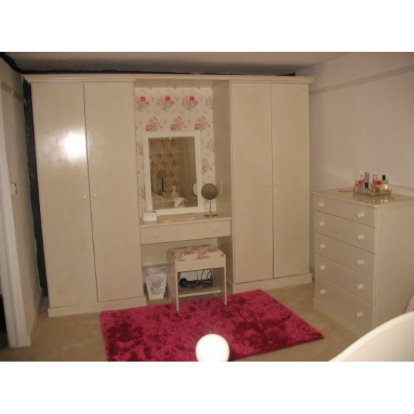 Girls Wardrobes & Dressing Table Area - Bespoke