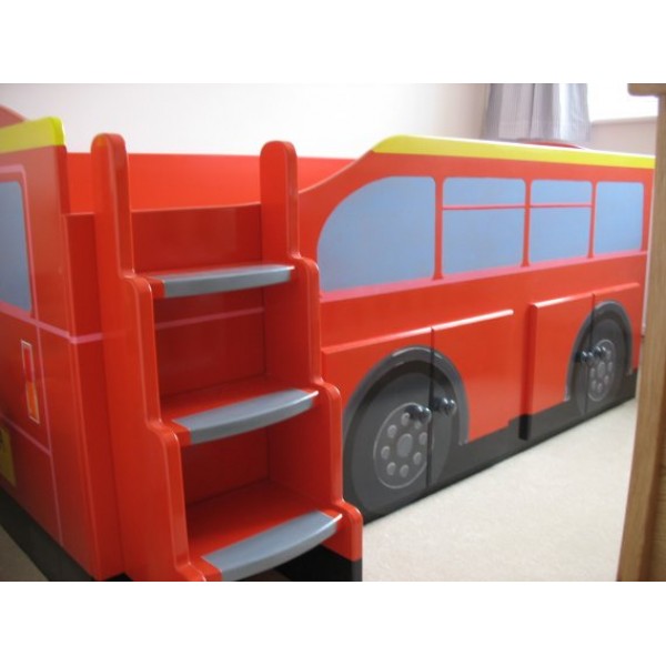 Bus Cabin Bed Raised Ladder