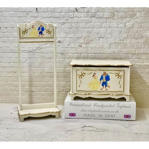 Belle And Beast Hand Painted Box And Rail