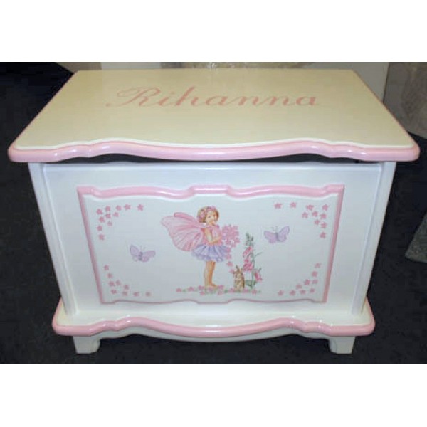 Clemma Fairy 2ft Personalised Toy Box