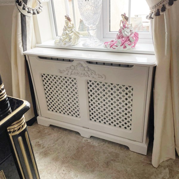 Bespoke Radiator Cover Cabinet With Attached Moulding