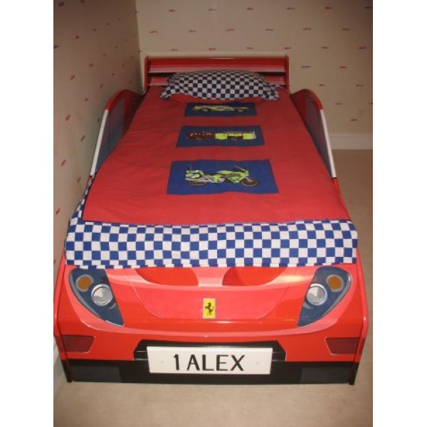Red Racing Car Bed For Alex