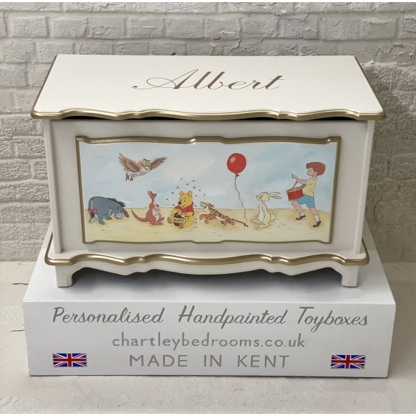 WTP Hand Painted Large Toybox With Name