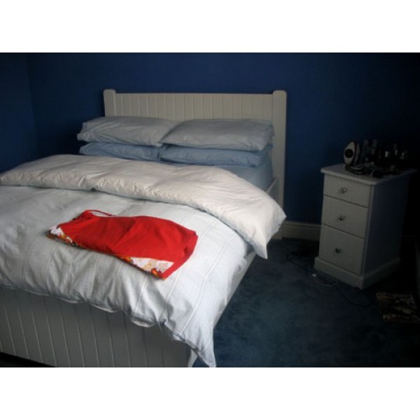 Contempo Flat Bed 4ft6 Low Footboard Plain White