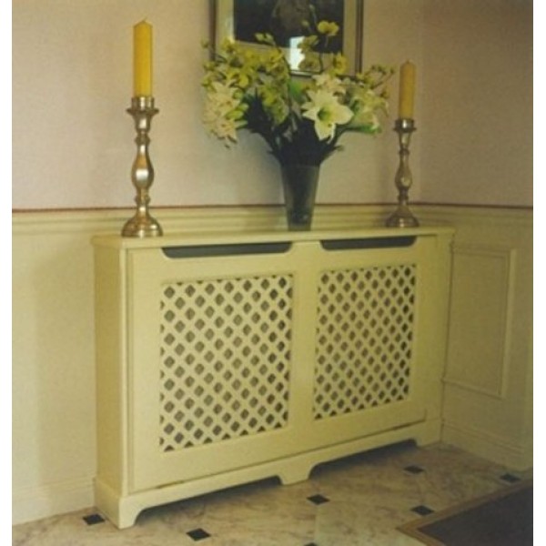 Radiator Cabinet In A Tight Corner - No problem!