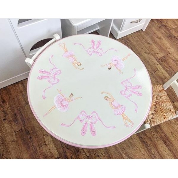 Toddler Table With 2 Chairs Ballet Artwork Very Strong