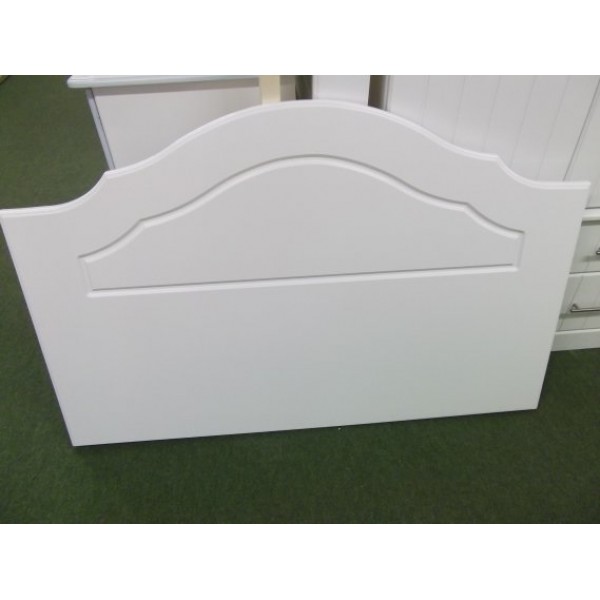 Headboard Double White 4ft6 or 5ft Size