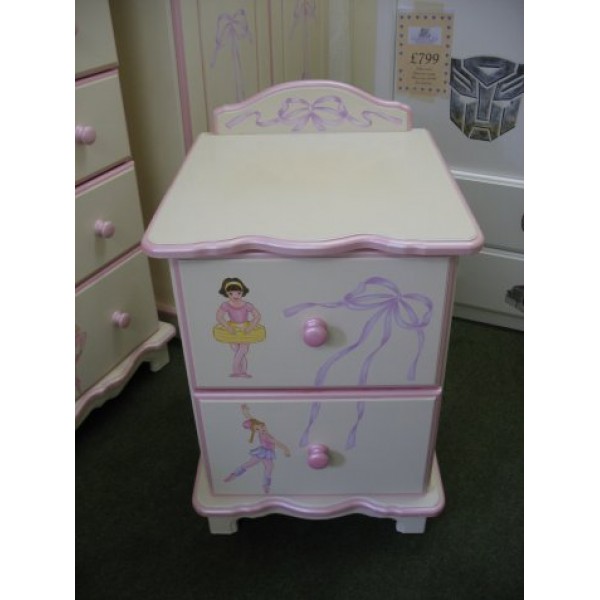 Bedside Unit With 2 Drawers Ballet