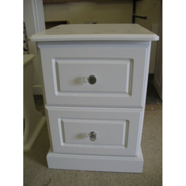 Bedside With Square Routing & Crystals