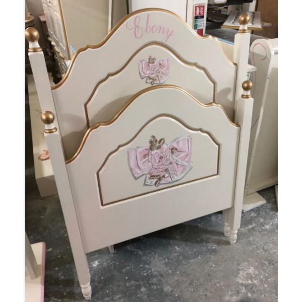 Small Princess Bed With Andrew's Fancy Bows