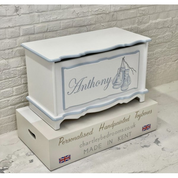 Boxing Toy Box Personalised With Your Childs Name