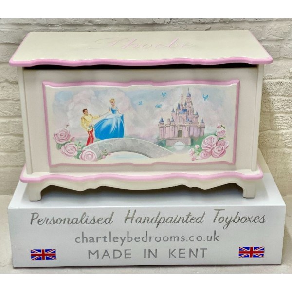 Cinderella Prince Charming Hand Painted Toybox