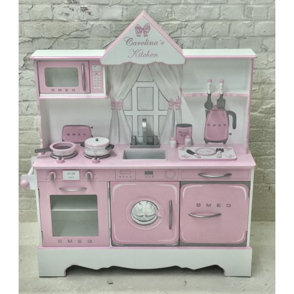 Carolina's Pink Smeg Kitchen Make Over With Window