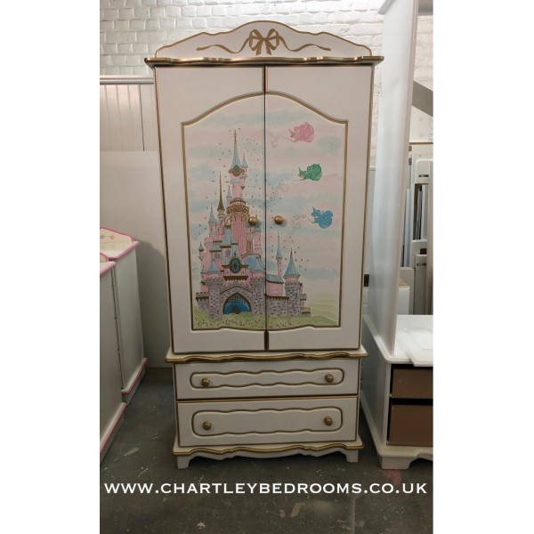 Princess Castle Wardrobe With Amazing Artwork