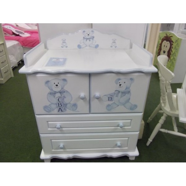 Baby Changer Blue Teddy