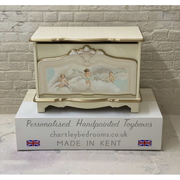Cherub Toy Box New Design With Gold