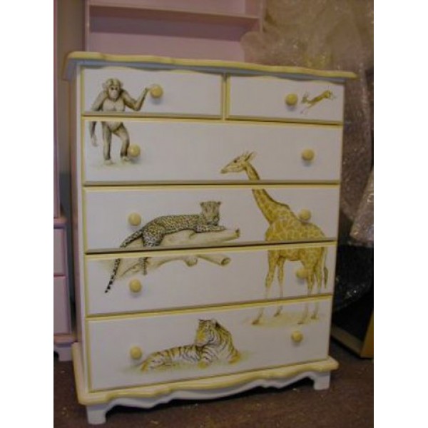 Chest Of Drawers Cheeky Monkey Artwork 