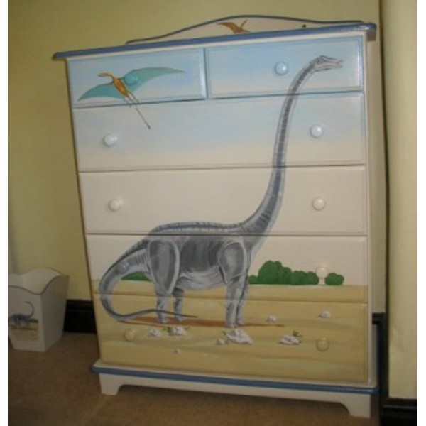 Chest Of Drawers 5-Drawer/Split Dinosaurs
