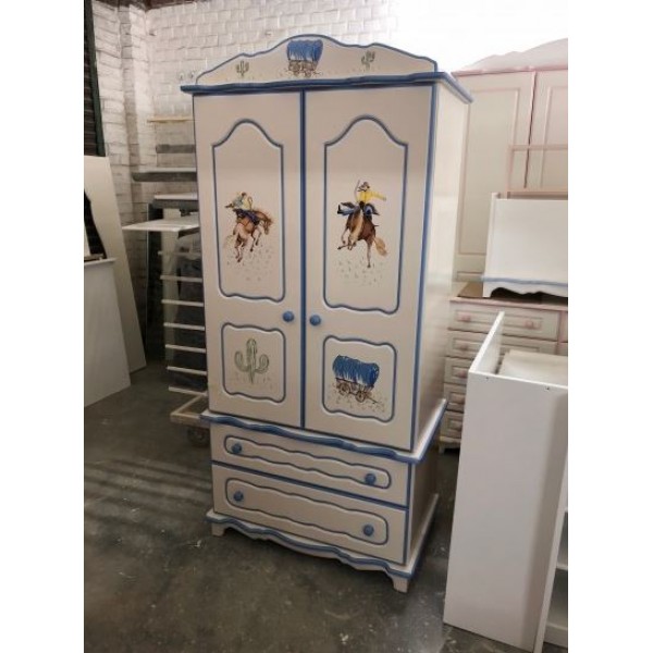 Cowboy 2 Door 2 Drawer Wardrobe