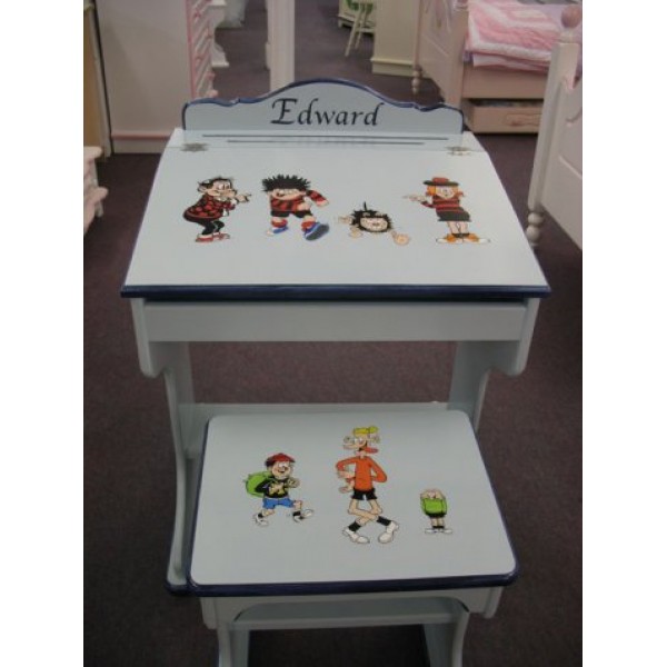 Flap top desk/stool Beano Artwork