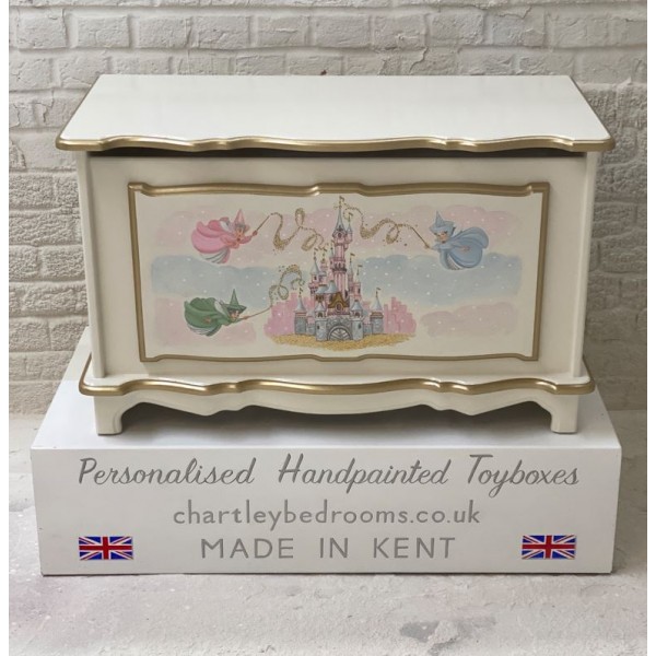 Fairy God Mother Castle Toy Box Personalised