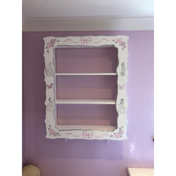 Personalised Fancy Style Wall Display Unit With Art