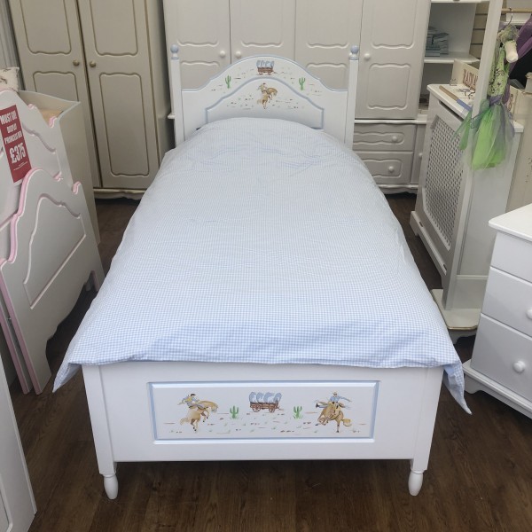 Boys Cowboy Bed With Low End