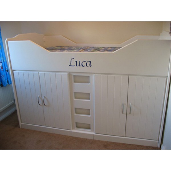 High Sleeper Cabin Bed Storage Bed For Luca 2 Wardrobes