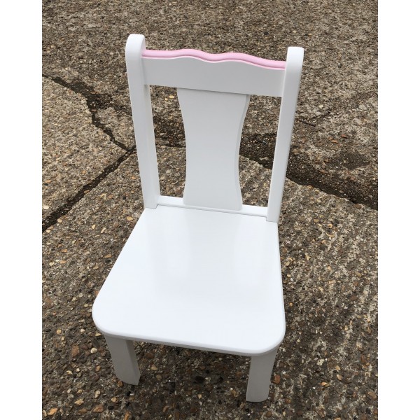Childs Chair With Solid Bottom Inc Single Name