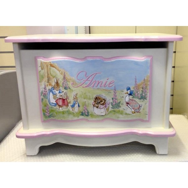 Toy Box 2ft  Peter Rabbit Scene Personalised