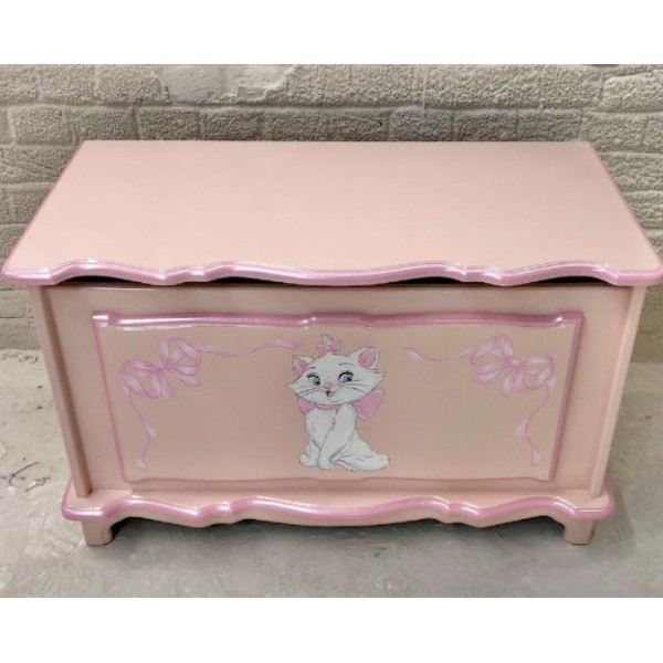 Pink Marie The Cat Personalised Toybox