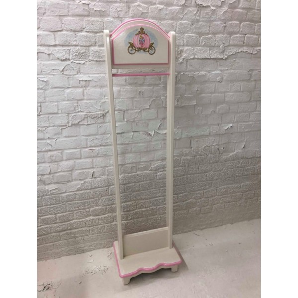 Clothes Rail With Hand Painted Pumpkin Carriage