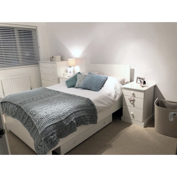 Pure White Plain Style Set 5 Items