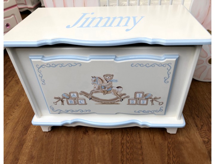 personalised baby toy box