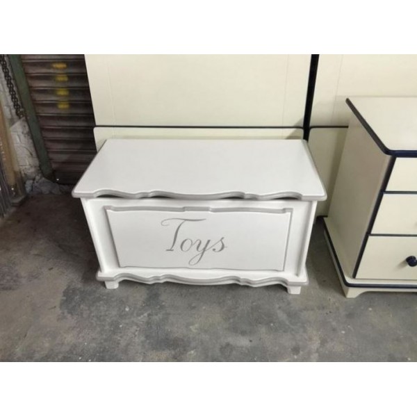 Toy Box White And Grey TOYS
