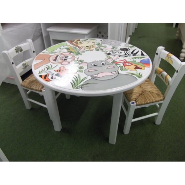 Table And 2 Chairs Jungle Fun
