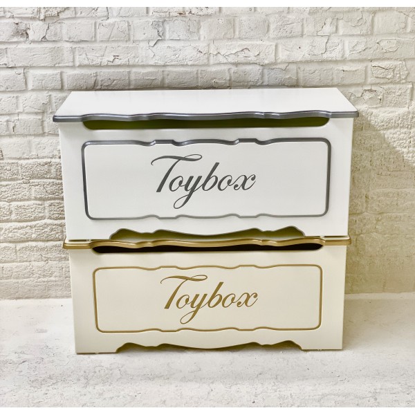 TipTop Chartley Bedrooms Toy Box Personalised