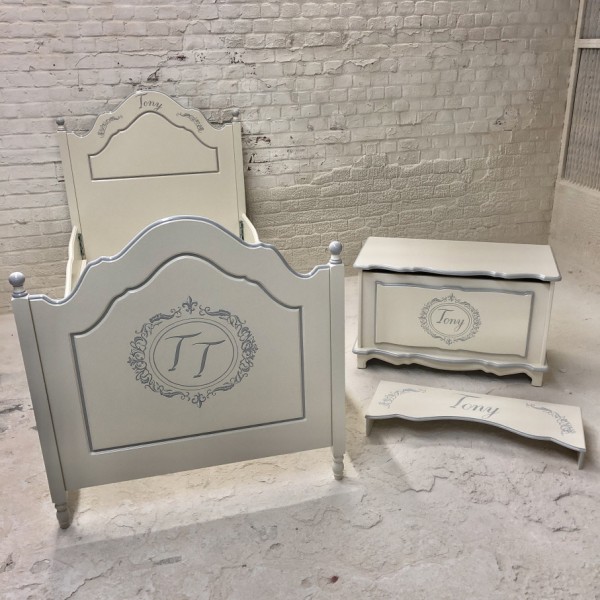 Boys Room Set With Hand Painted Crest & Initials