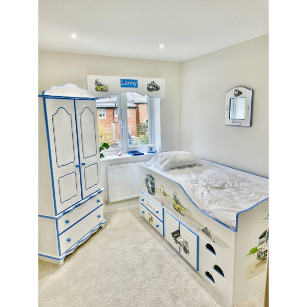 Transport Theme Bedroom Set With Daddy's Own Lorry