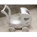 Wooden Dolls Pram Personalised To Order